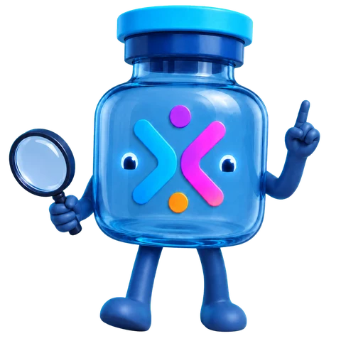Find Me GxP search mascot